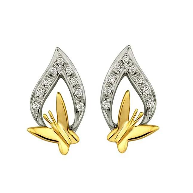 Hook of Affection 0.20ct Diamond Earrings -Designer Earrings