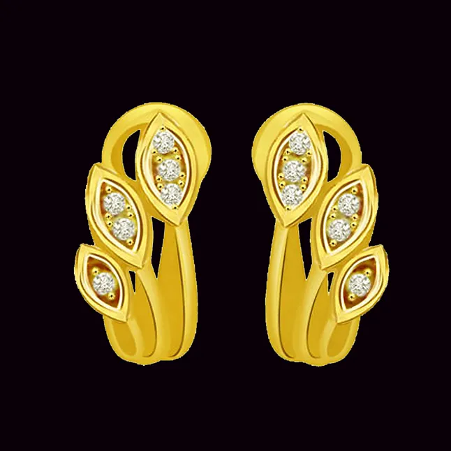Starry Love 0.12cts Diamond Earrings (ER226)