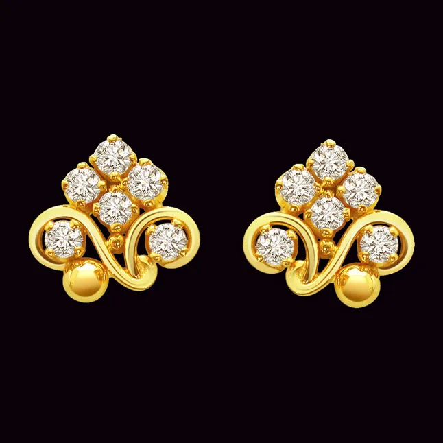 Kali Charm Diamond Earrings – Elegance in Every Sparkle
