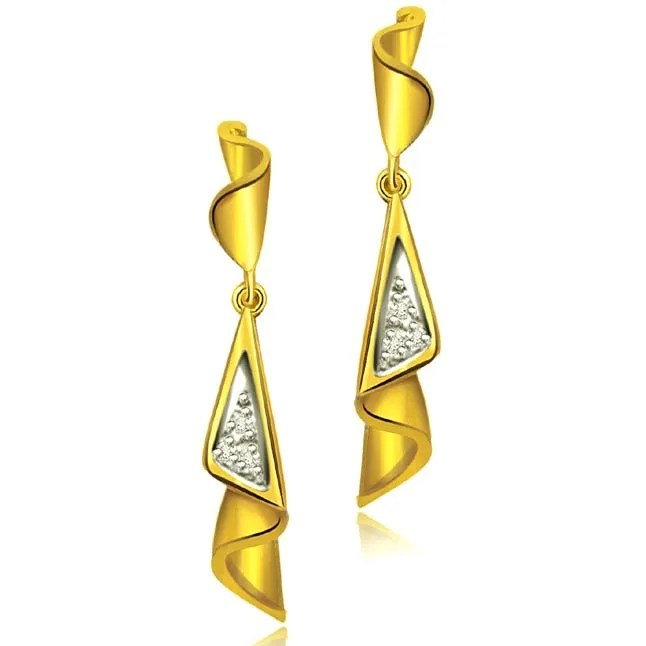 0.12ct Diamond Fancy Earrings