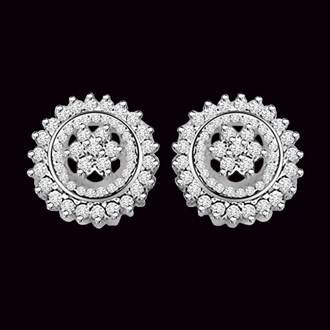 2.00cts Diamond White Gold Earring (ER324)