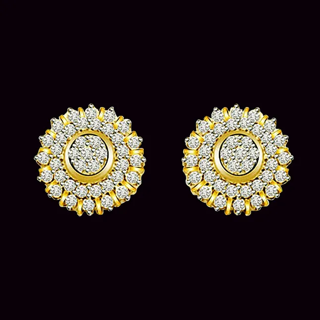 2.00cts Diamond Gold Earring (ER330)