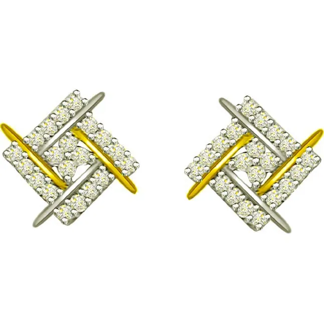 1.00ct Diamond Fancy Earrings -Designer Earrings