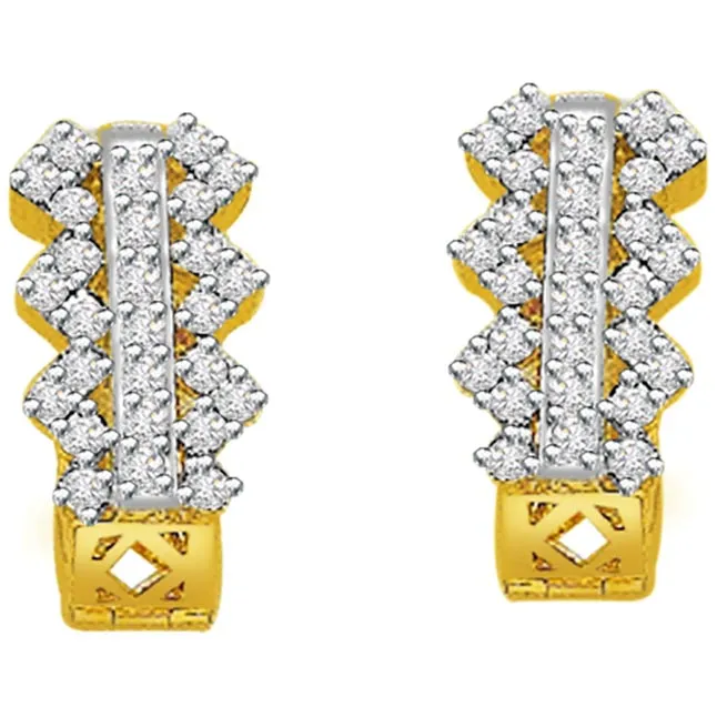 0.75ct Diamond Gold Earrings -Balis & Hoops