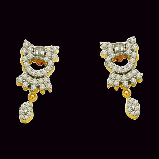 0.80 cts Real Diamond Earrings (ER348)