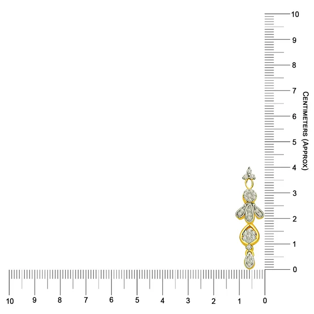 1.00 cts Diamond Hanging Earrings (ER353)