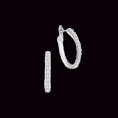 0.30cts Diamond Hoop Earring (ER355)