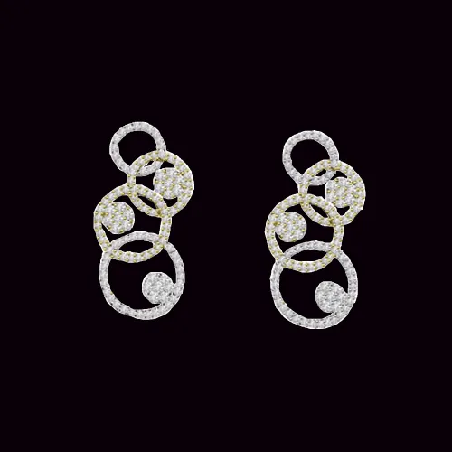 2.36cts Designer Diamond Earrings (ER356)