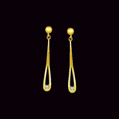 0.08 cts Designer Hanging Diamond Earrings (ER378)