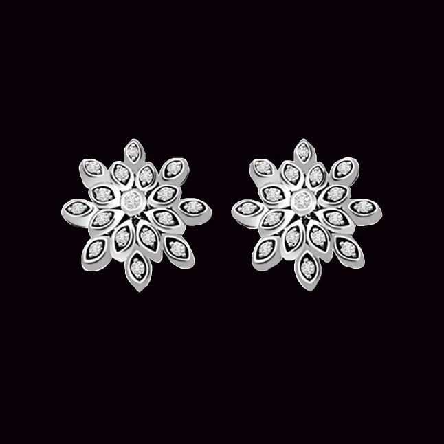 0.50 cts Solitaire Diamond Earrings (ER392)