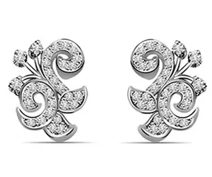 0.30 cts Designer Diamond Earrings -Designer Earrings