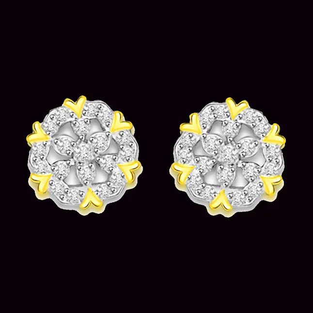 0.40 cts Diamond Kudajodi 18K Earrings (ER412)