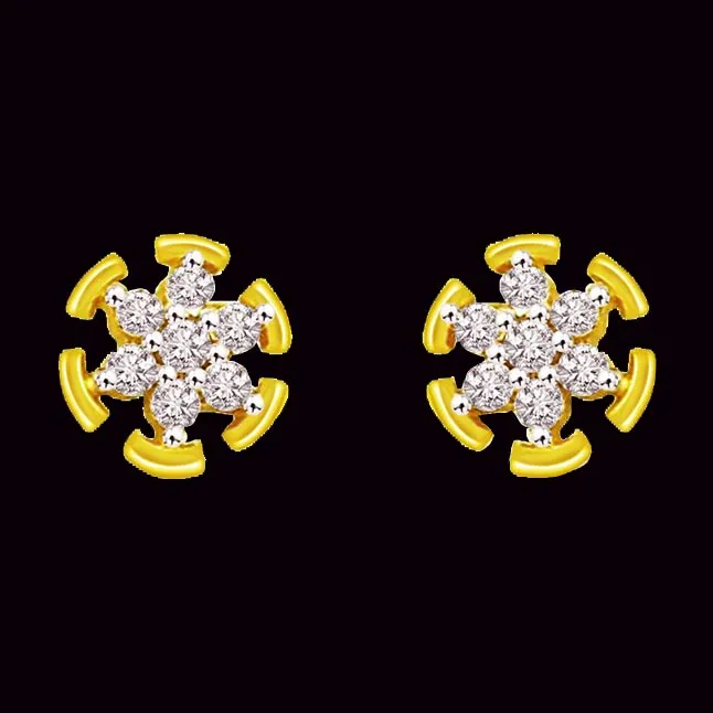 0.46 cts Diamond Kudajodi 18K Earrings (ER415)