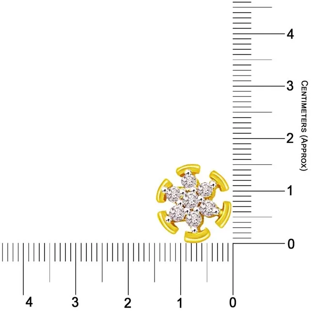 0.46 cts Diamond Kudajodi 18K Earrings -Kudajodi