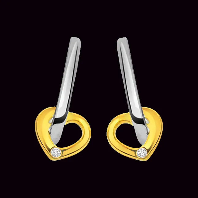 Fine Heart Shaped Bali Earrings -Heart Shape Earrings