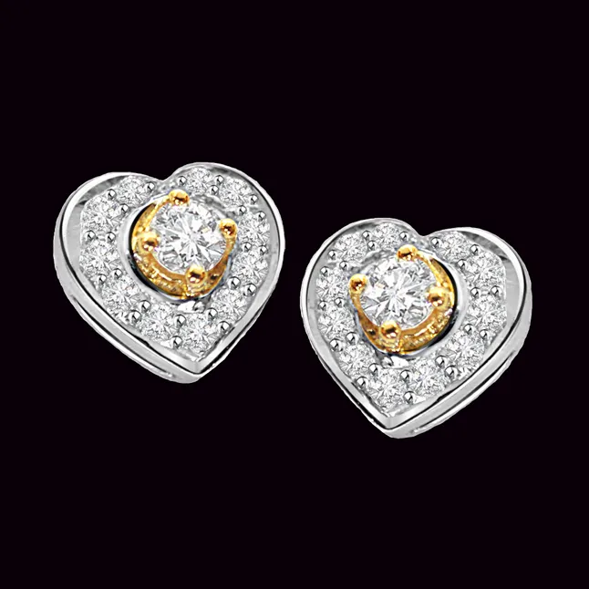 Hearts Surprise Diamond Earrings (ER54)