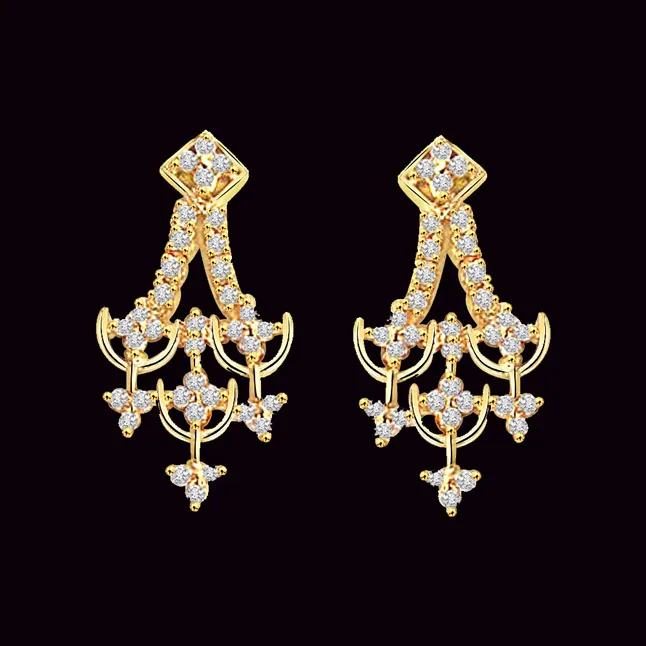 Traditionally Yours - Real Diamond Earrings (ER57)