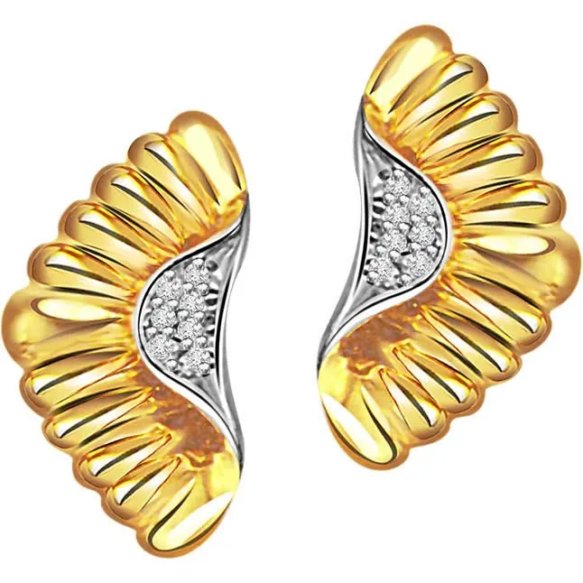 Ornate Adornments ER -90 -Two Tone Earrings