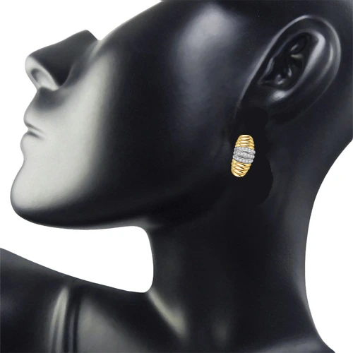 Charismatic Aura - Real Diamond Balis & Hoops (ER92)
