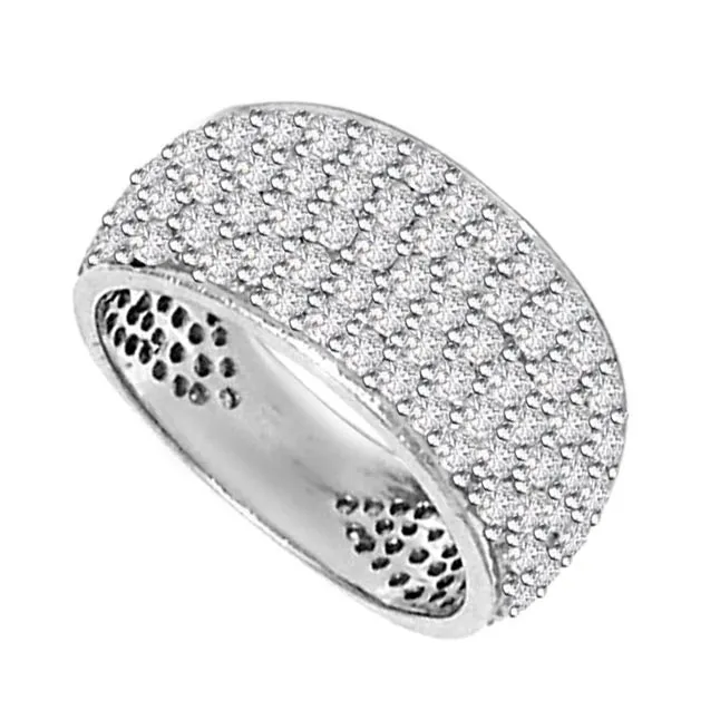 1.05ct Diamond rings -Pave Collection