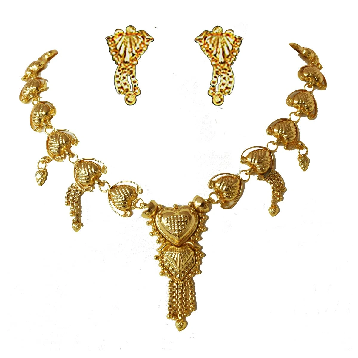 Gold Plated Necklace Earring Set (GP5)