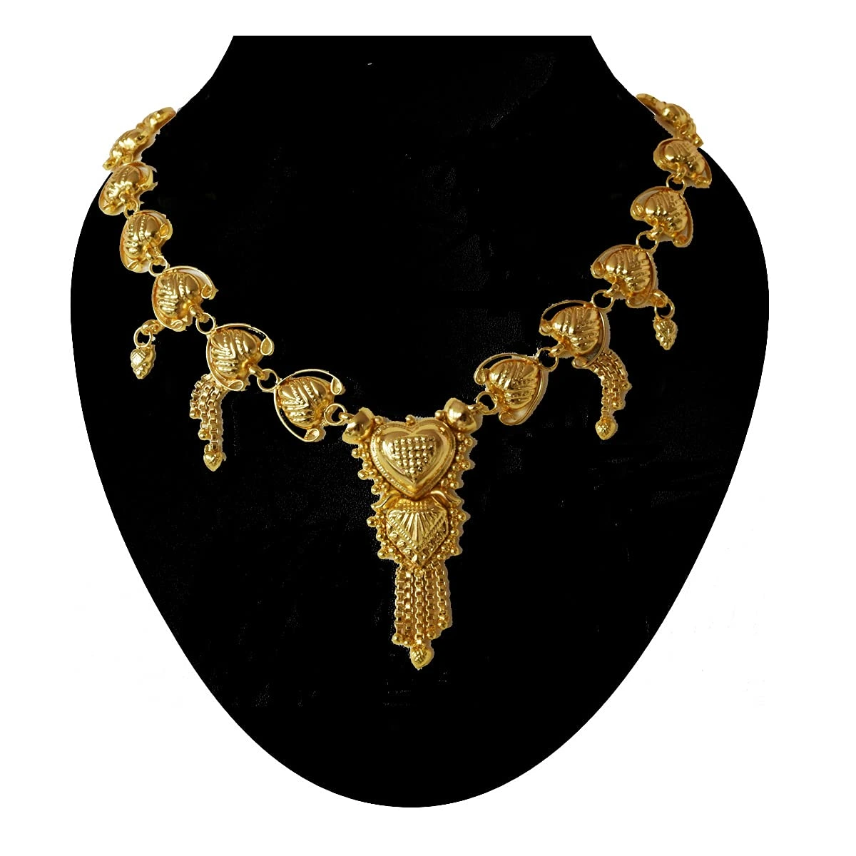 Gold Plated Necklace Earrings Set -GP5