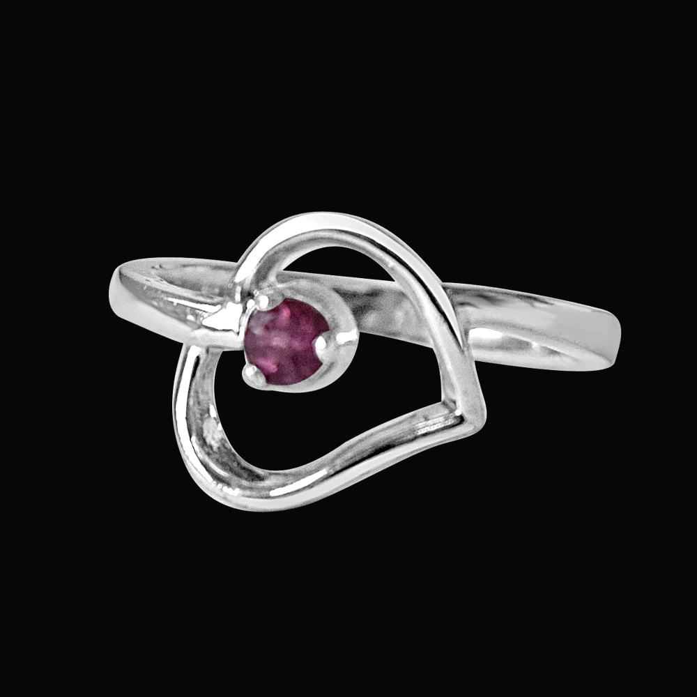 Unveil Your Timeless Elegance: Discover the Pink Tourmaline Sterling Silver Ring (GSR49)