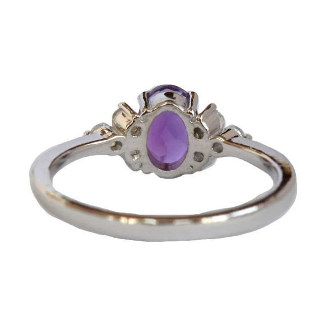 Regal Elegance: The Ultimate Amethyst & Topaz Ring (GSR73)