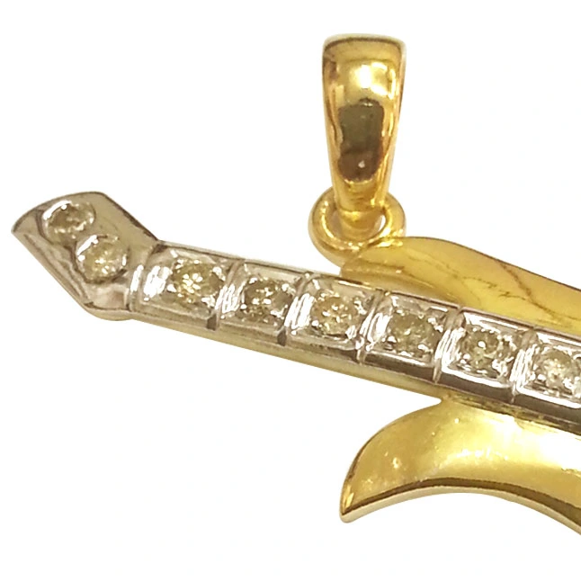 Wear Your Music - Diamond & Silver Guitar Pendant (GUITAR2): The Ultimate Jewelry for Music Lovers
