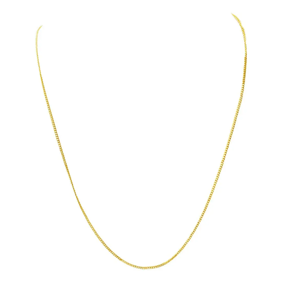 Party Wear Fancy Shape Gold Plated Pendant with Chain (SDS317)