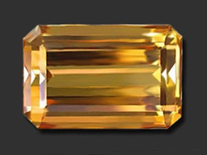 31.12 ct Rectangular Shaped Golden Loose Topaz (LGS12)