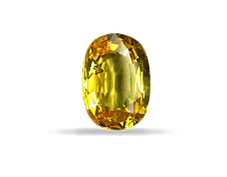 5.25rati AA Grade Loose Yellow Sapphire Stone