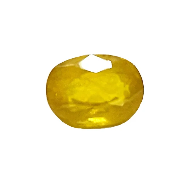 5.5 Ratti AA Grade Loose Yellow Sapphire Stone (LYS5) – A Symbol of Fortune & Prosperity