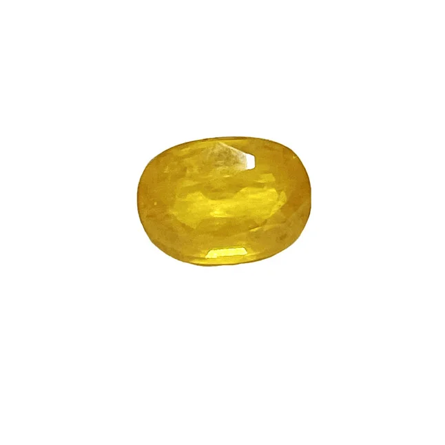 5.5 Ratti AA Grade Loose Yellow Sapphire Stone (LYS5) – A Symbol of Fortune & Prosperity
