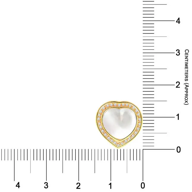 Unique Megical Diamond & Mabe Pearl Earrings (MBE1)