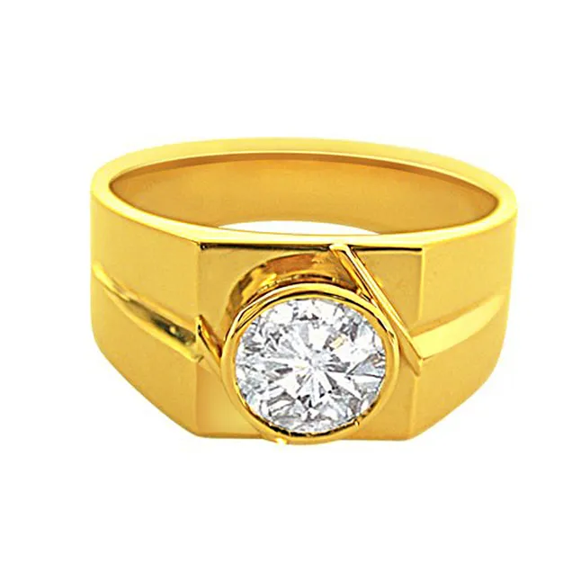 Shinning Star Men's Diamond rings -Solitaire rings