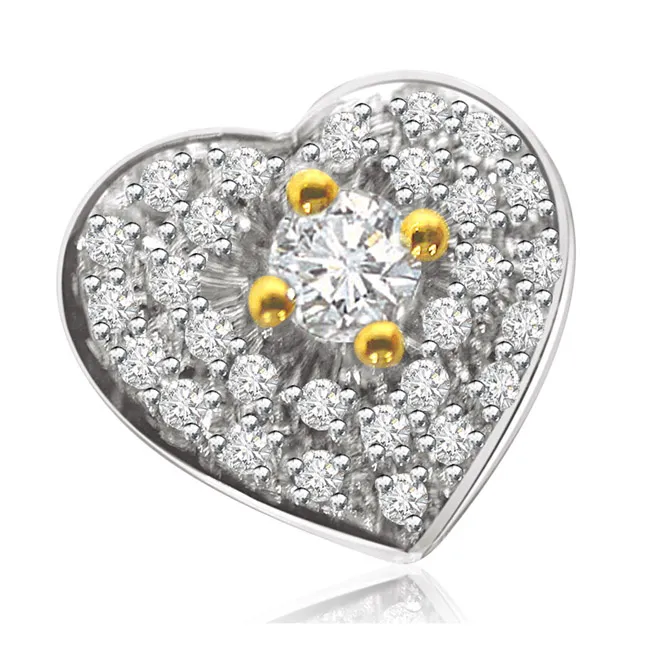 Your Adorable Darling Real Diamond Pendant in 18kt Yellow Gold (P114)