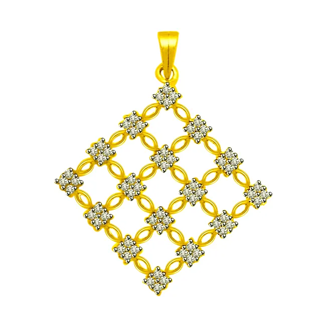 Graceful and Groomed - Real Diamond Pendant (P1234)