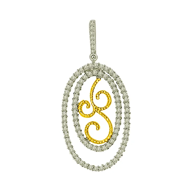 Layers of Beauty - Real Diamond Pendant (P1239)