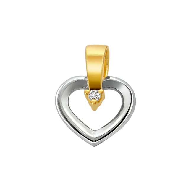 Bollywood Beauty - Real Diamond & 18kt Yellow Gold Pendant (P149)