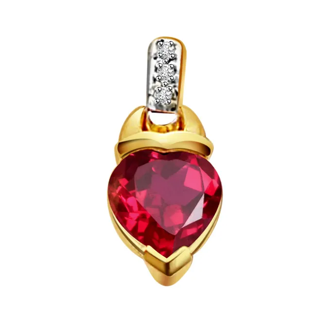 Pomegranate Passion -diamond Pendants| Surat Diamond Jewelry
