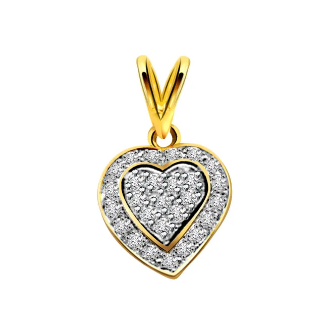 Queen of Love - Real Diamond Pendant (P211)