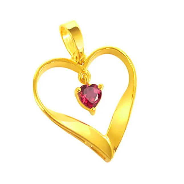 You Are An Ange - Real Red Ruby Pendant (P29)