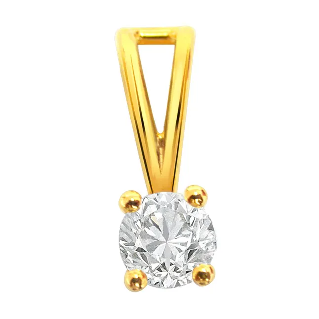 Eternal Spark: Wonderful Love Diamond Solitaire Pendant (P1388)