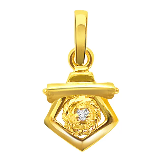 Euphoric Moments - Real Diamond Solitaire Pendant (P43)