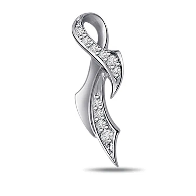 Pretty Angel - Real Diamond Pendant (P452)