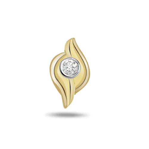Simple & Trendy - 0.07cts Real Diamond Solitaire Pendant (P521)