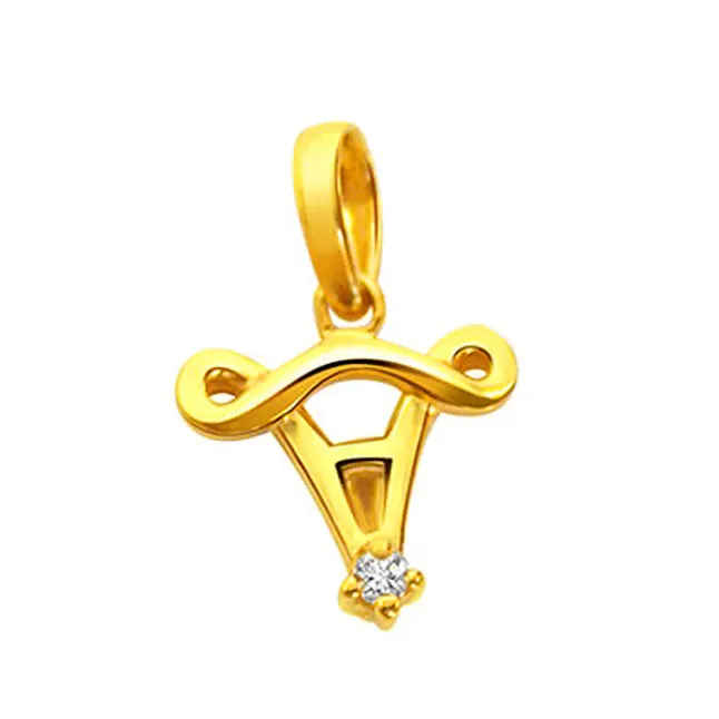 Love Struck - Real Diamond Solitaire Pendant (P53)