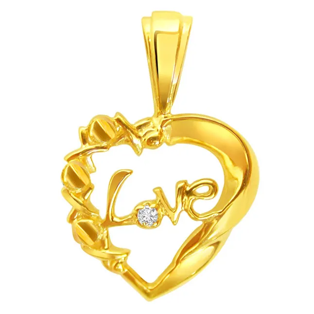 Lovers Special - Real Diamond Pendant (P55)