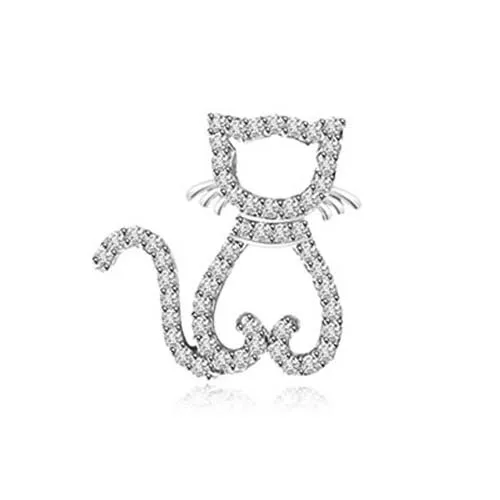 0.30cts Cat Real Diamond Pendant (P597)